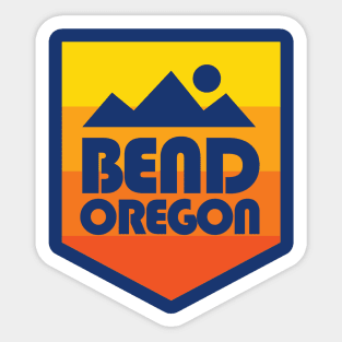 Bend Oregon Mountains Sticker